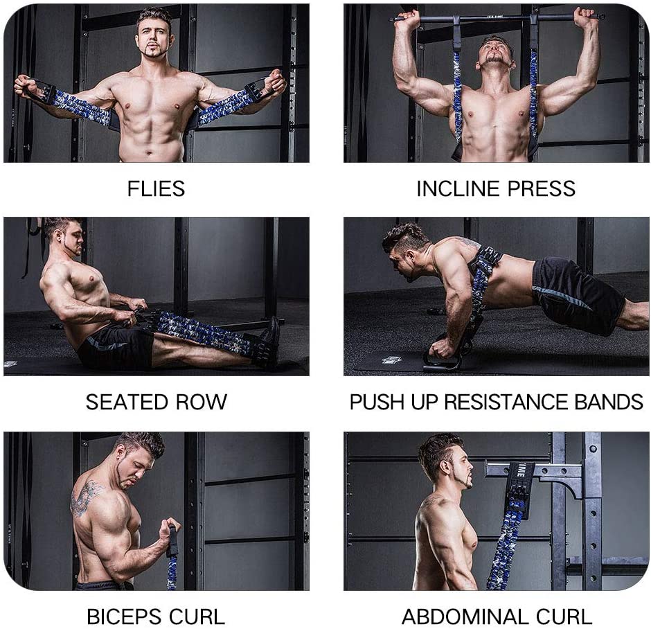 Innstar Bench Press Resistance Bands with Fixed Bar - DLC Fitness