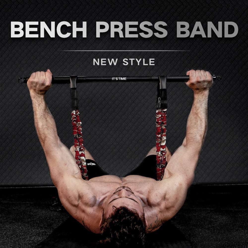 Innstar Bench Press Resistance Bands with Fixed Bar - DLC Fitness